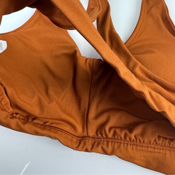 Offline Aerie Bra Bralette Real Me Stretch Medium Support Copper Orange Rust - Picture 5 of 10